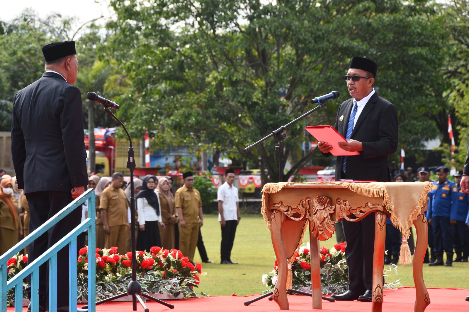 PJ Bupati Morowali, Drs. Yusman Mahbub Resmi Lantik dan Ambil Sumpah PJ Sekda Morowali, Drs. Abdul Wahid Hasan