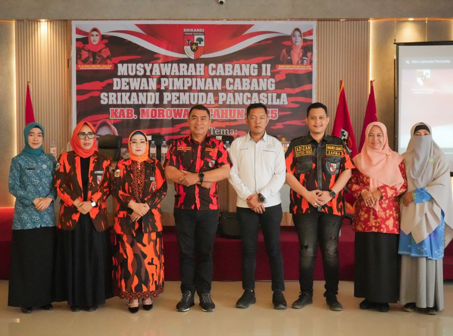 Wakili Bupati Morowali, Asisten I Buka Muscab ke-II DPC Srikandi Pemuda Pancasila