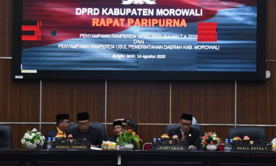 Wakil Bupati Morowali Sampaikan Nota Keuangan RAPBD T.A 2023, Pada Sidang Paripurna