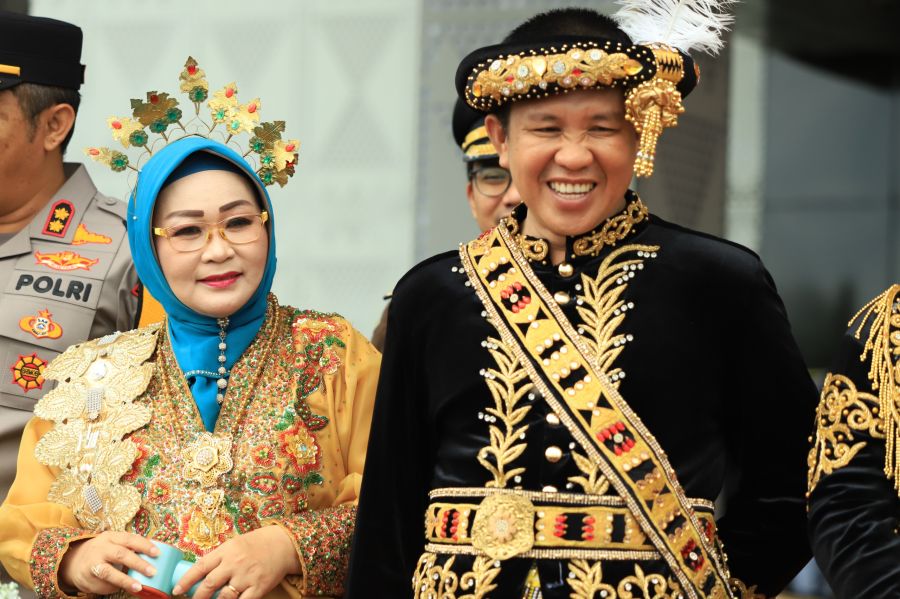Baju Adat Nusantara Warnai Upacara Hardiknas 2025 di Kabupaten Morowali
