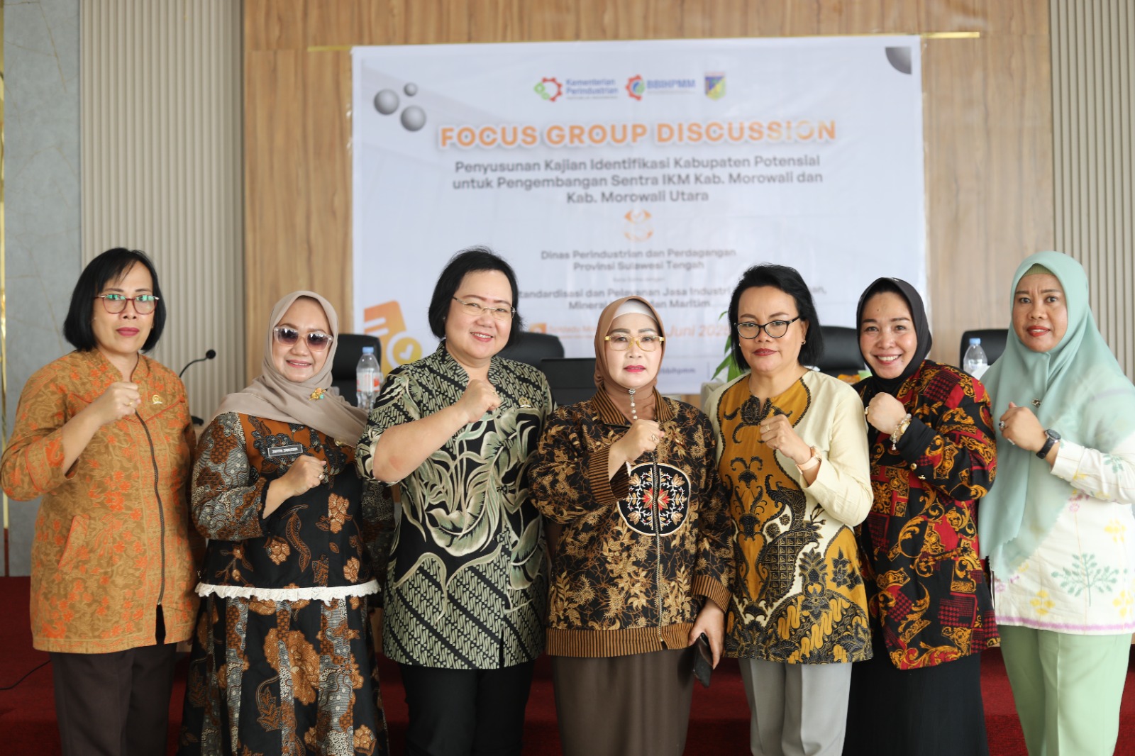 Wabup Morowali Buka FGD Kajian Identifikasi Kabupaten Potensial untuk Pengembangan Sentra IKM Morowali dan Morowali Utara