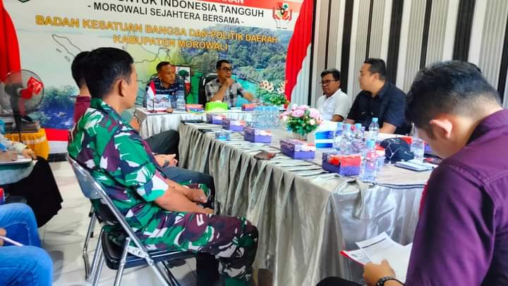 Wakili Pj Bupati Morowali, Asisten I Pimpin Rapat Tim Kewaspadaan Dini Pemerintah Daerah Bersama Tim Pemantauan Orang Asing dan Organisasi Masyarakat Asing