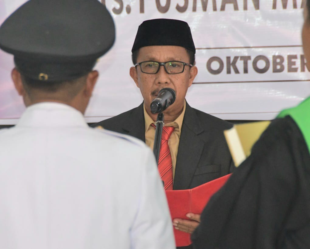 Pj Bupati, Yusman Mahbub Lantik kades Tondo Kecamatan Bungku Barat Masa Jabatan 2024-2032