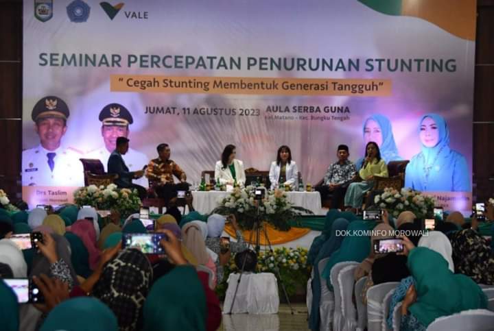 Bentuk Generasi Tangguh, Pemkab Morowali Bersama PT Vale Gelar Seminar Percepatan Penurunan Stunting