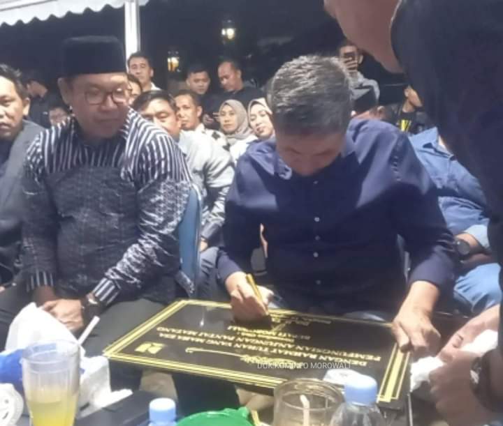 Pemkab Morowali Resmikan Objek Wisata Anjungan Pantai Matano Tahap II