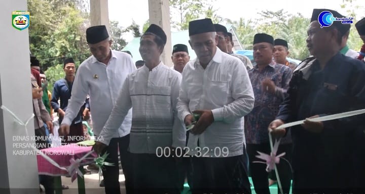 bupati-morowali-bersama-ketua-pwnu-jatim-resmikan-ponpes-roudhatul-huda-morowali-di-puntari-makmur