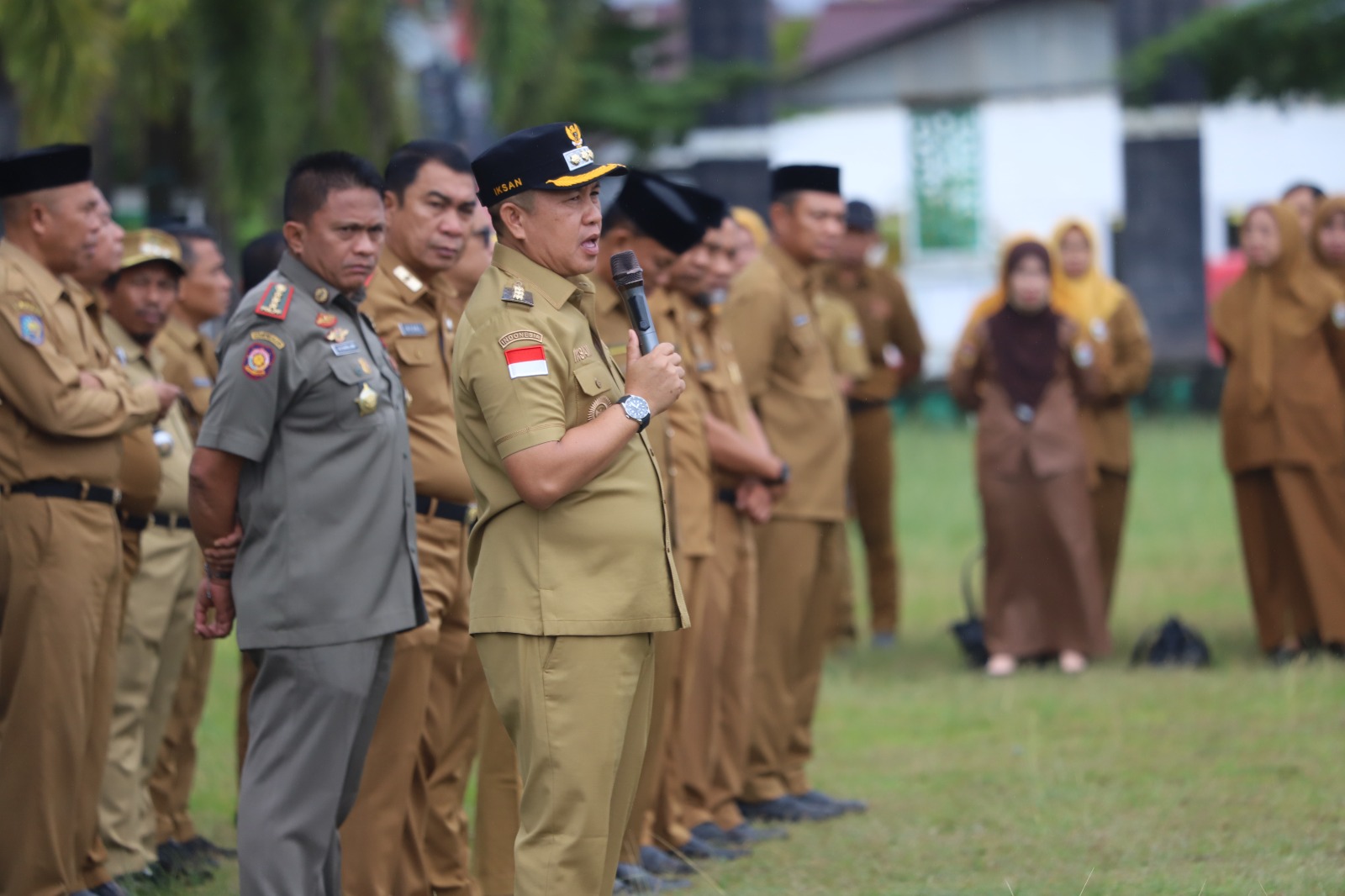 Bungku Tengah menjadi Penutup rangkaian Apel Umum, ini pesan Bupati  Iksan