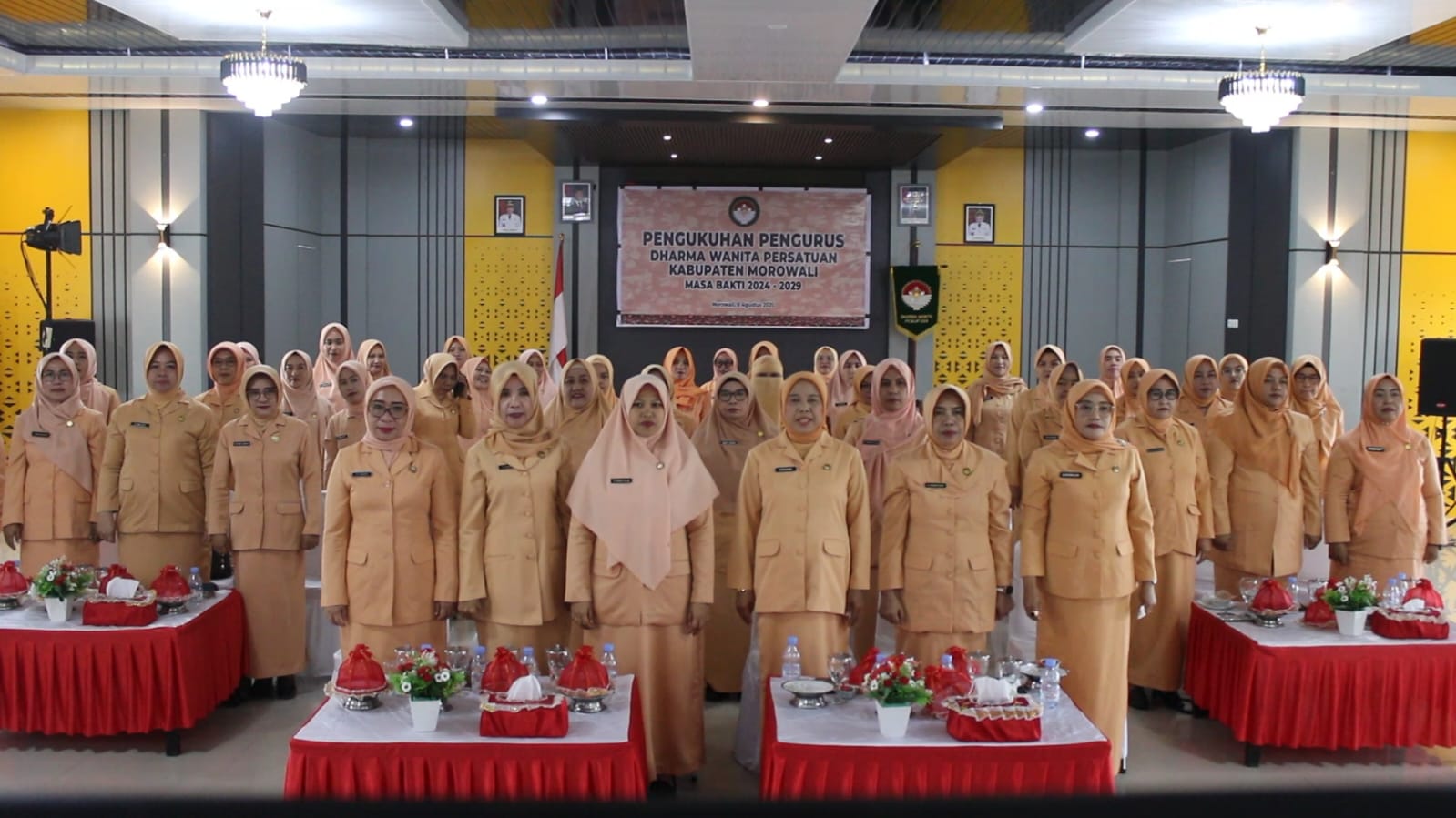 Pengurus DWP Kabupaten Morowali Masa Bakti 2024-2029 Resmi Dikukuhkan