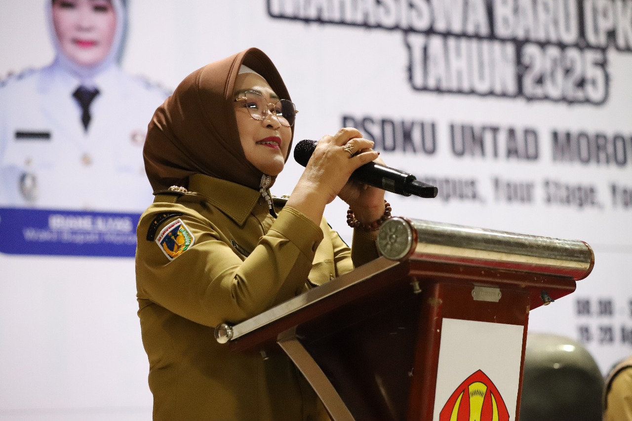 PKKMB 2025, Wabup Iriane Tekankan Semangat Belajar Bagi Mahasiswa Baru