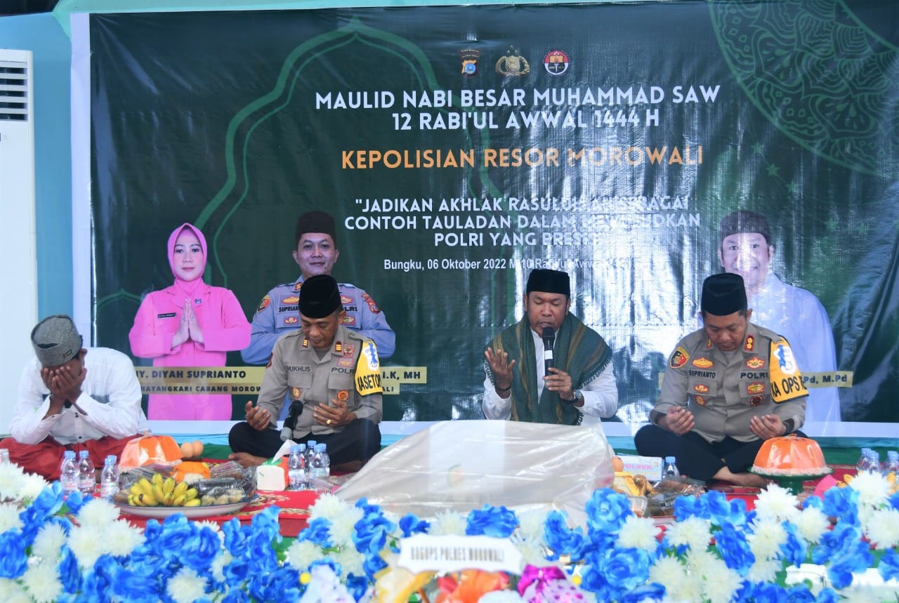 polres-morowali-gelar-maulid-nabi-muhammad-saw-1444-h