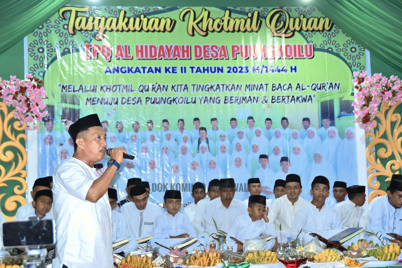 hadiri-tasyakuran-khatam-quran-desa-puungkoilu-ini-pesan-sekda-morowali