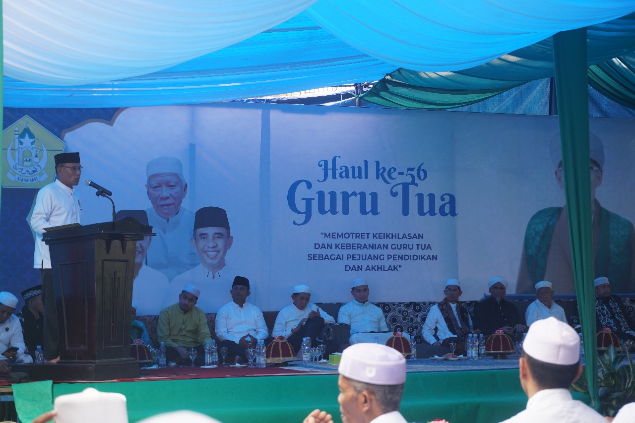 Wakili Pj Bupati Morowali, Staf Ahli Bidang Kesra dan SDM Ikuti Peringatan Haul ke-56 Tahun Guru Tua