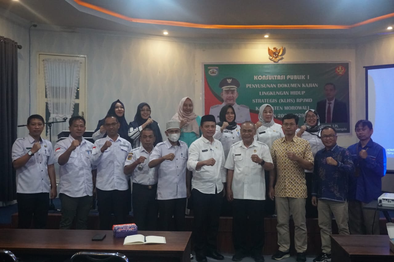 Asisten II Bid.Administrasi Pembangunan Wakili PJ Bupati Morowali, Buka secara resmi Pelaksanaan Konsultasi Publik I KLSH RJPMD 2025-2029