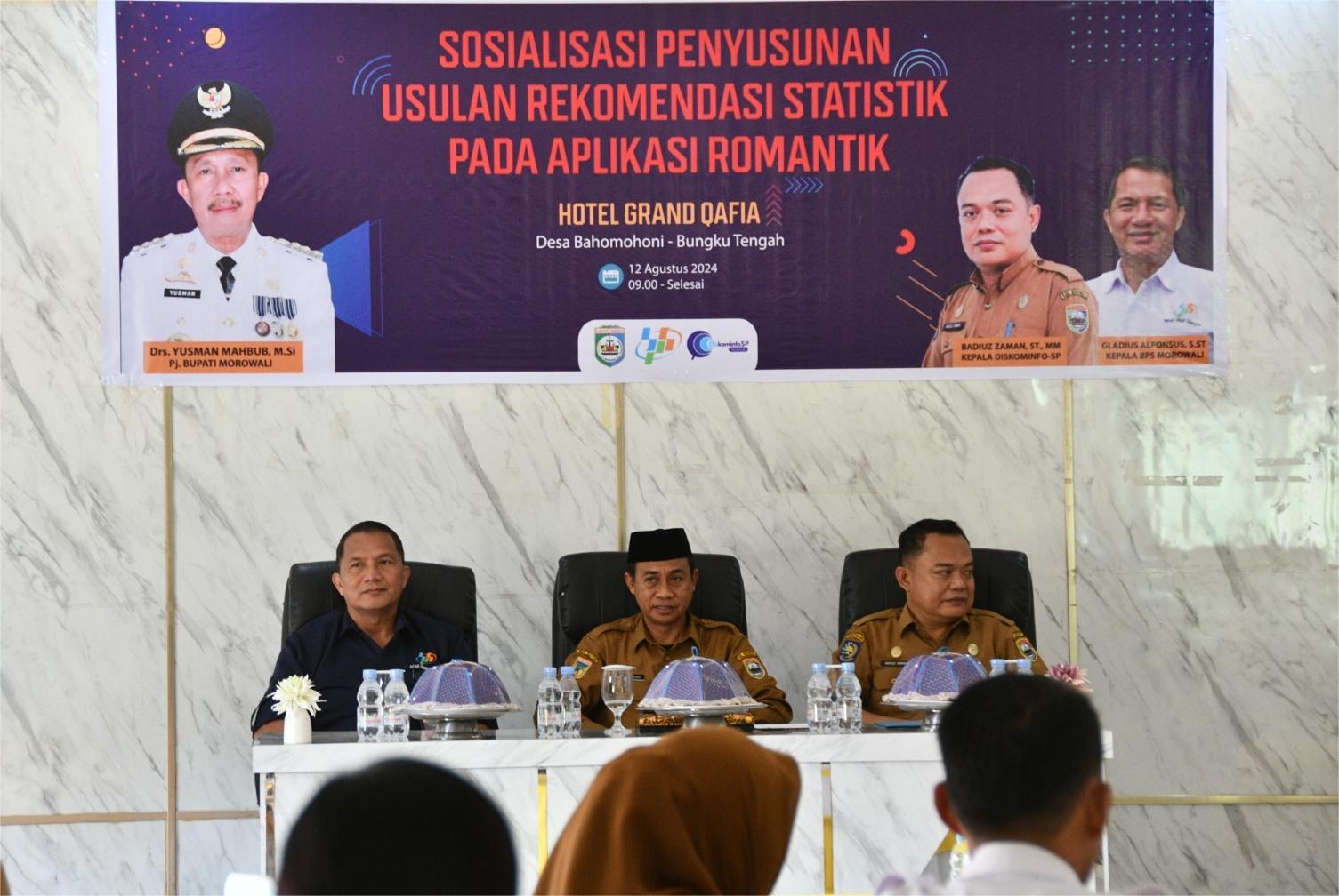 plh-sekda-morowali-husban-laonu-membuka-sosialisasi-penyusunan-usulan-rekomendasi-statistik-pada-aplikasi-romantik