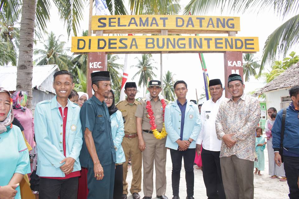 PEMDA MOROWALI DUKUNG KEGIATAN MAHASISWA DI BUNGINTENDE