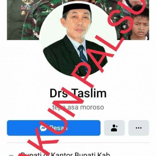 Ini Penjelasan Haerul Amri,S.H. tentang  Akun Palsu Facebook Mengatasnamakan Bupati Morowali