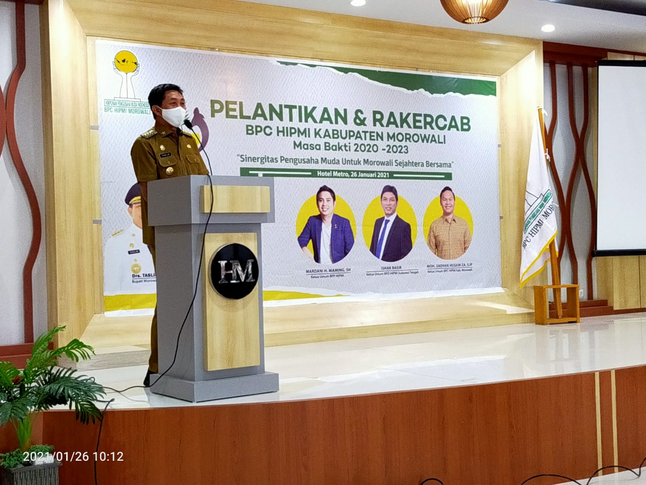 hadiri-pelantikan-dan-rakercab-bpc-hipmi-kabupaten-morowali-periode-2020-2023-bupati-mari-bangun-sinergitas-wujudkan-morowali-sejahtera-bersama