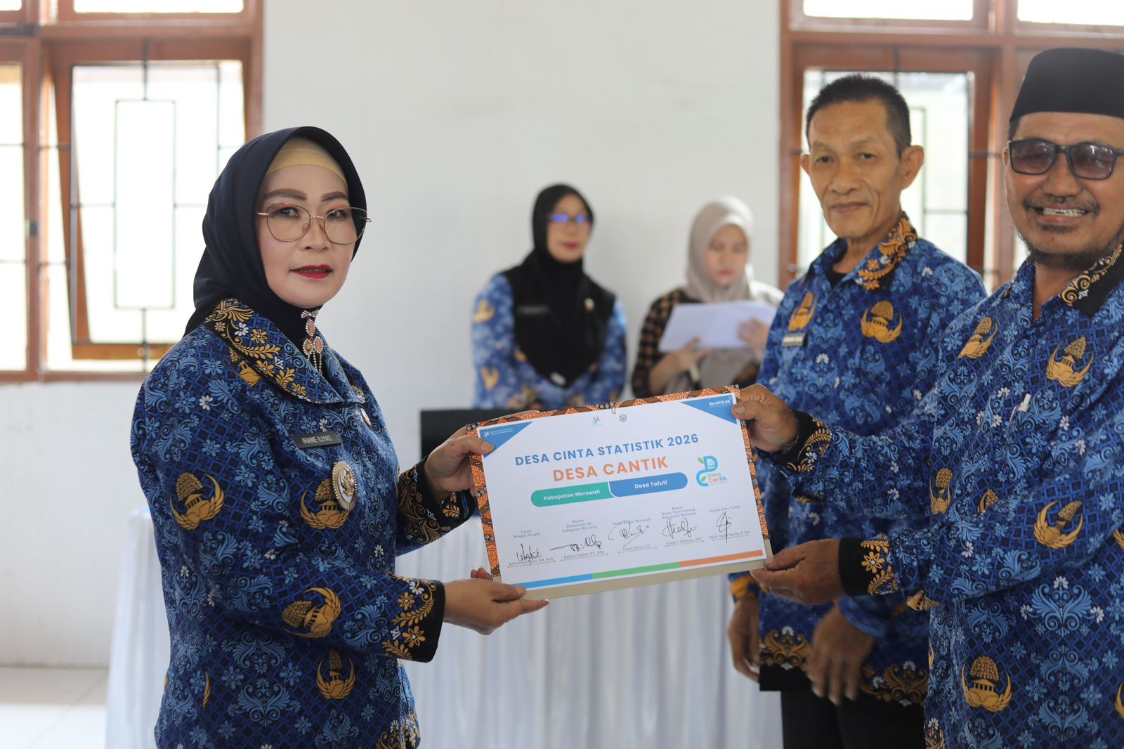Wabup Iriane Iliyas Canangkan Tiga Wilayah Jadi Desa Cinta Statistik 2026