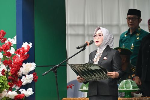 Wabup Iriane Iliyas Jadi Inspektur Upacara Hari Amal Bakti ke-80 Kemenag RI Tahun 2026