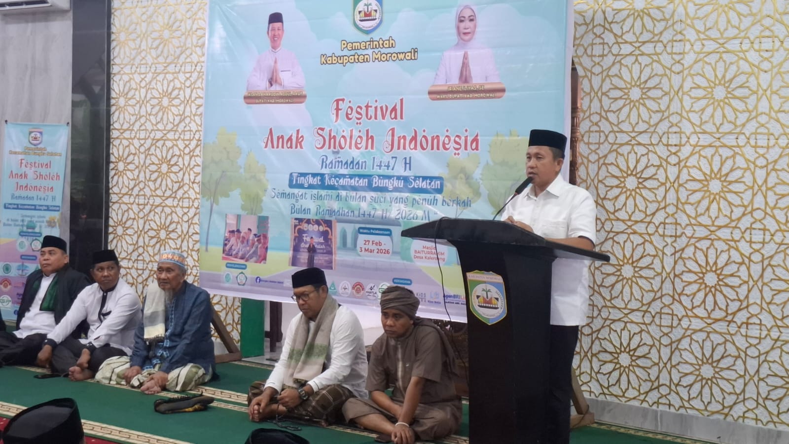 Bupati Morowali Buka Festival Anak Sholeh Indonesia Tingkat Bungku Selatan, Tekankan Penguatan SDM dan Literasi Teknologi