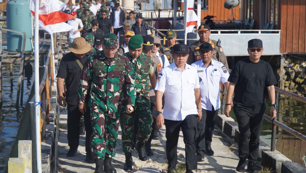 Bupati Morowali Tinjau Titik Nol Pembangunan TMMD ke-129 di Desa Polewali