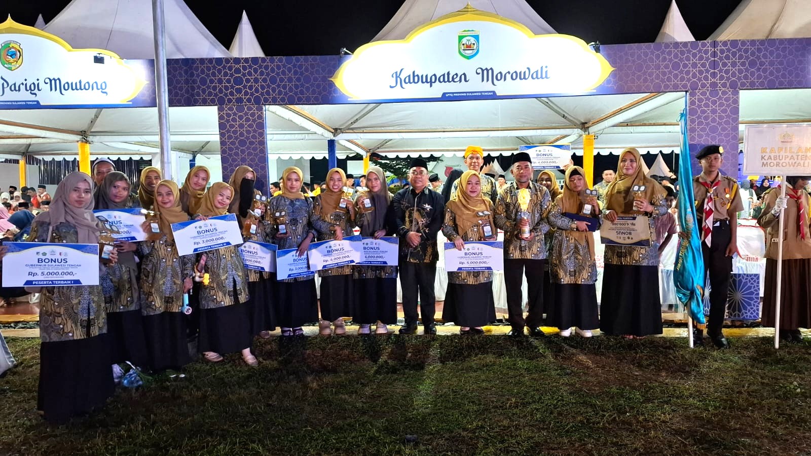 Kafilah Morowali Raih Peringkat II pada MTQ ke-XXXI Tingkat Provinsi Sulawesi Tengah