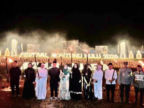 Bupati Morowali Iksan Baharudin Abdul Rauf Buka Festival Montunu Hulu 2026, Tradisi Leluhur Terus Dilestarikan