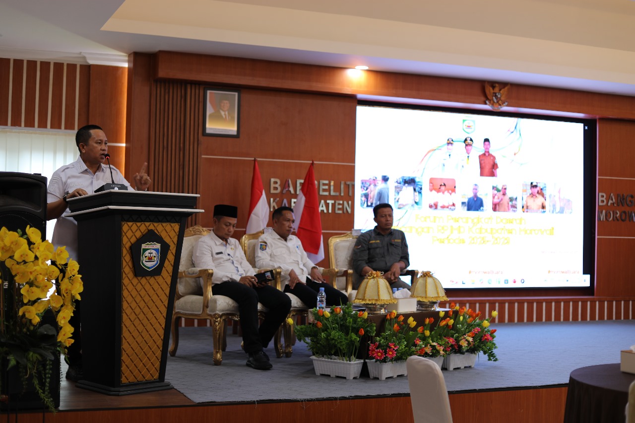 Bupati Iksan Buka Forum Lintas Perangkat Daerah Rancangan RPJMD Kabupaten Morowali Periode 2025-2029
