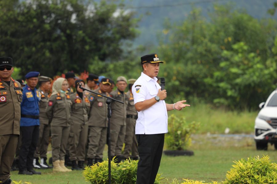 Bupati Morowali Iksan Pimpin Apel Siaga Trantibum 2026, Tegaskan Supremasi Komando dan Disiplin Hierarkis Aparatur