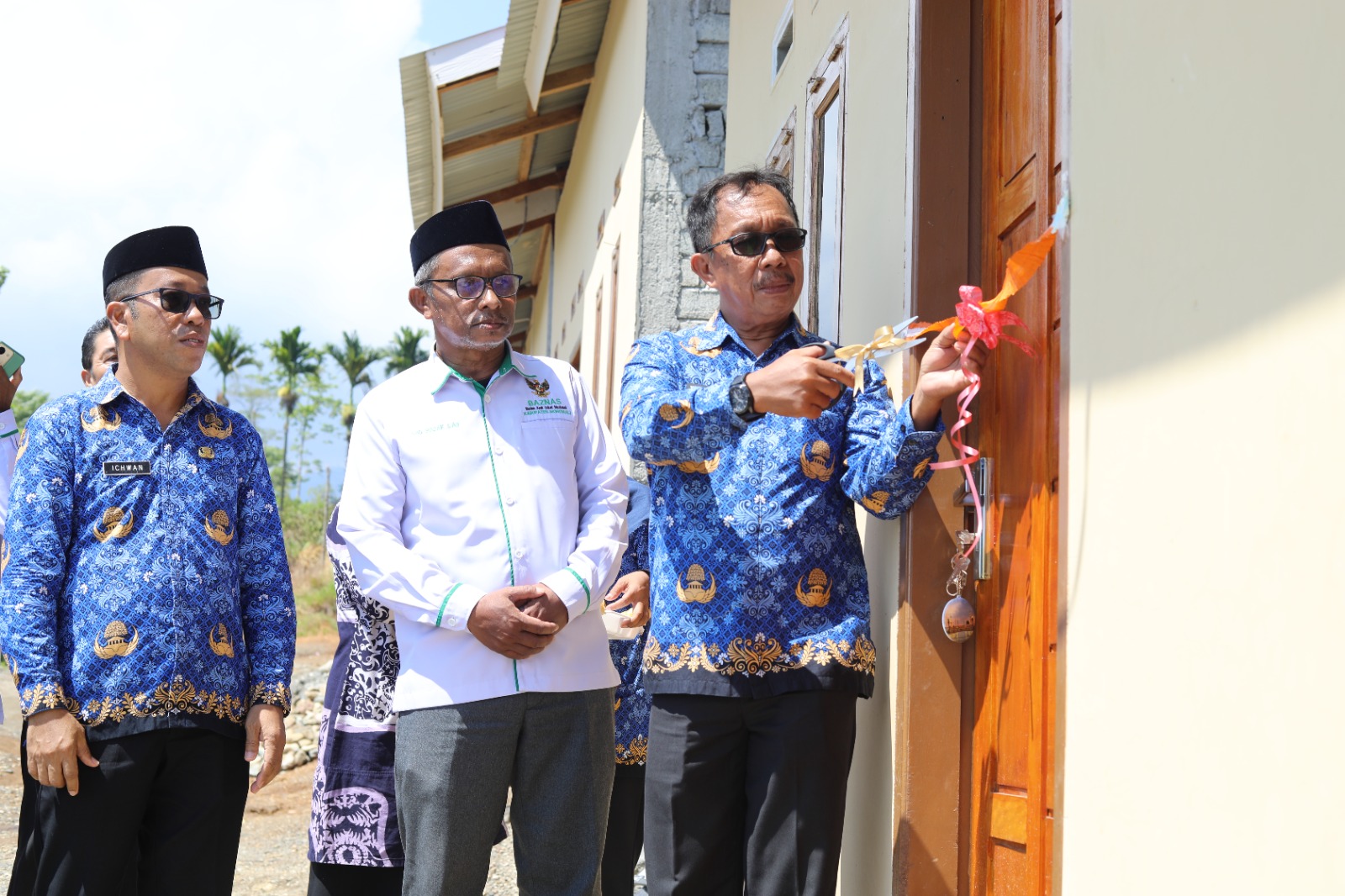 Sekretaris Daerah Morowali, Yusman Mahbub Resmikan Perumahan Baznas