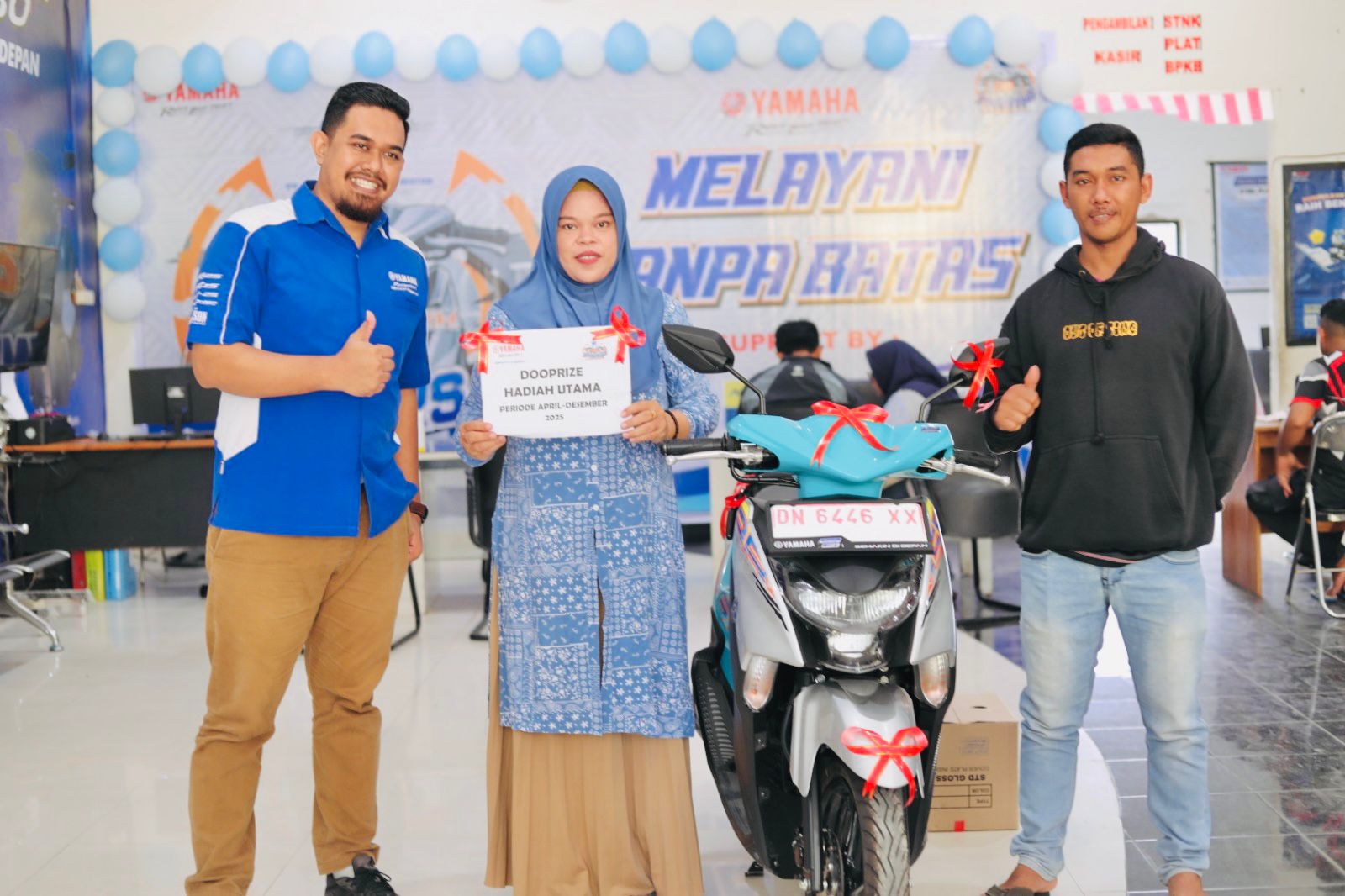 Anniversary 20 Tahun Yamaha CV Makmur Mandiri Motor Group Morowali, Undi 1 Unit Yamaha Gear 125