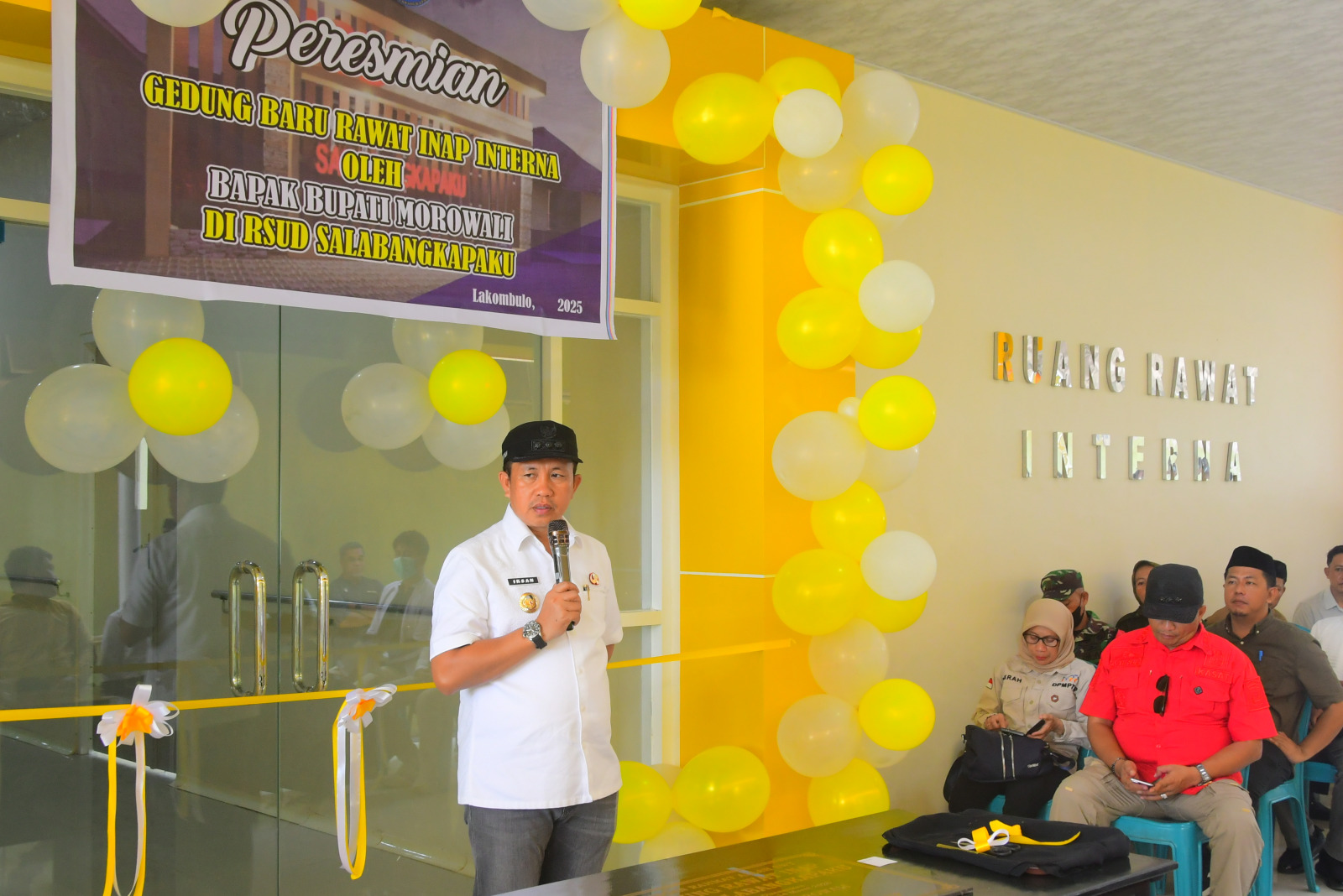 Bupati Morowali Iksan Baharudin Abdul Rauf Resmikan Gedung Baru RSUD Salabangka Paku di Tengah Kunker dan Safari Ramadhan