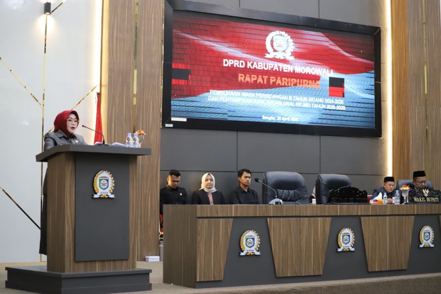 Morowali Jadi yang Pertama di Sulteng Ajukan Rancangan Awal RPJMD, Ini Harapan Wabup Iriane Iliyas Pada Rapat Paripurna