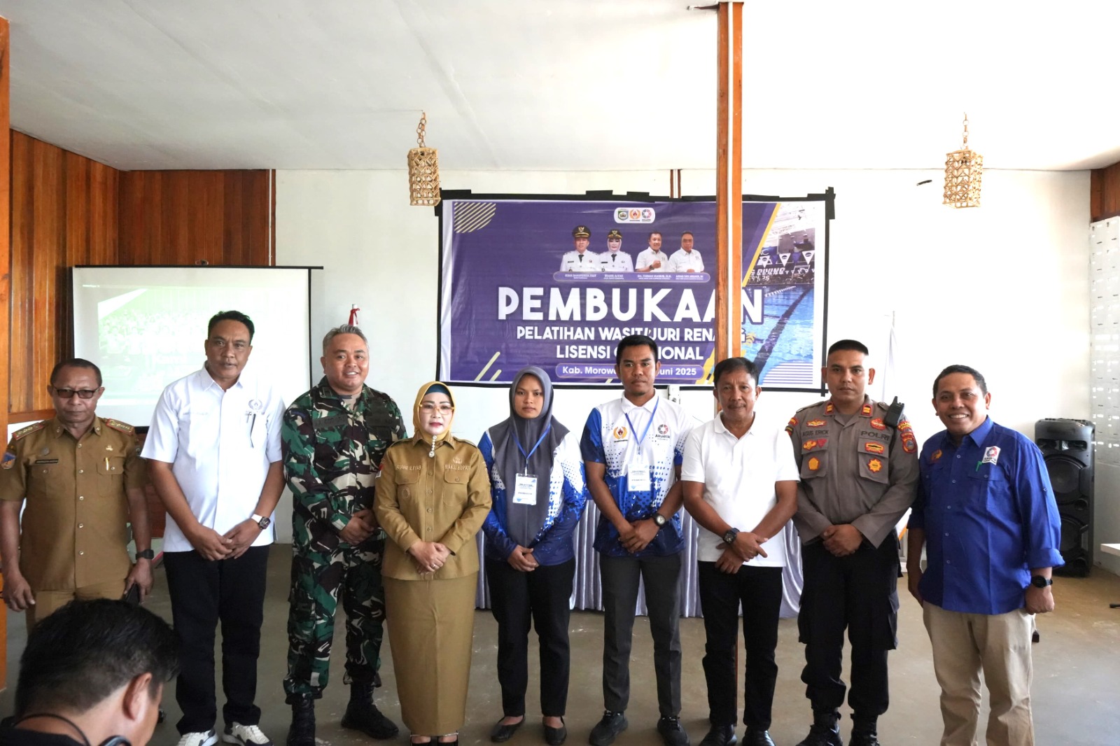 Wakil Bupati Morowali Buka Secara Resmi Pelatihan Wasit/Juri Renang Lisensi C Nasional