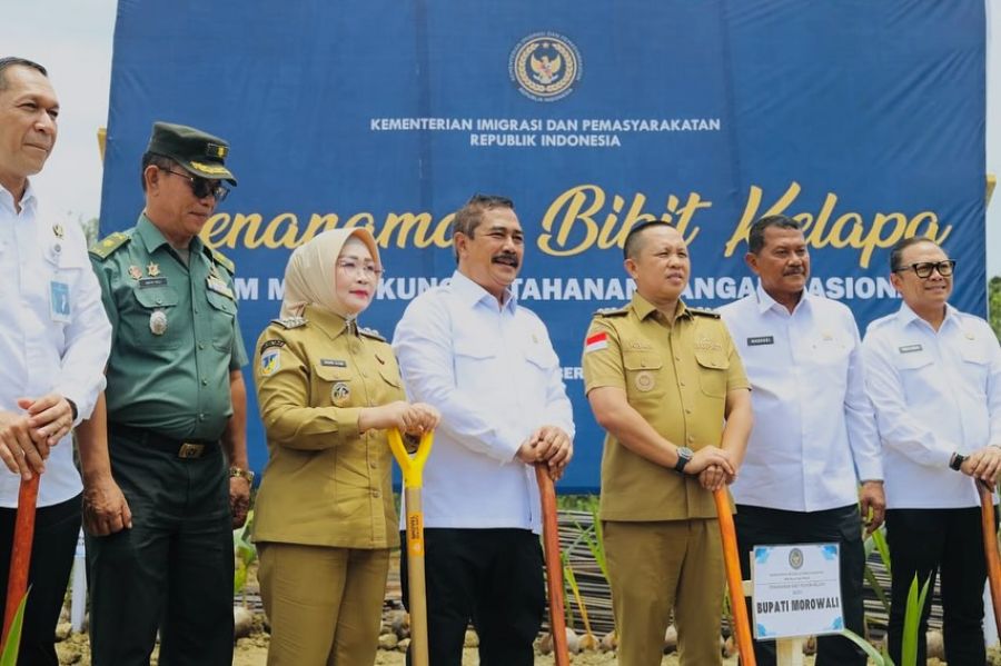 Peletakan Batu Pertama Kantor Imigrasi Kelas I TPI Morowali Resmi Dimulai, Bupati Iksan Apresiasi Perhatian Pemerintah Pusat