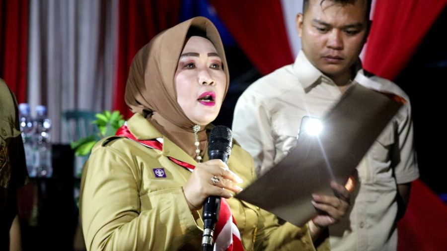 Wabup Iriane Iliyas Hadiri Malam Api Unggun Kemah Pramuka Baden Powell: Wujud Nyata Dukungan Pemda