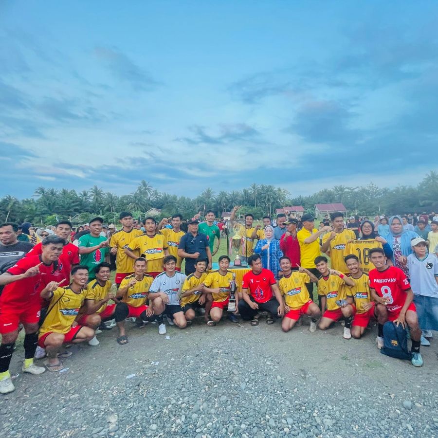 Wabup Morowali, Iriane Hadiri Penutupan Turnamen Bumi Raya Cup 2025