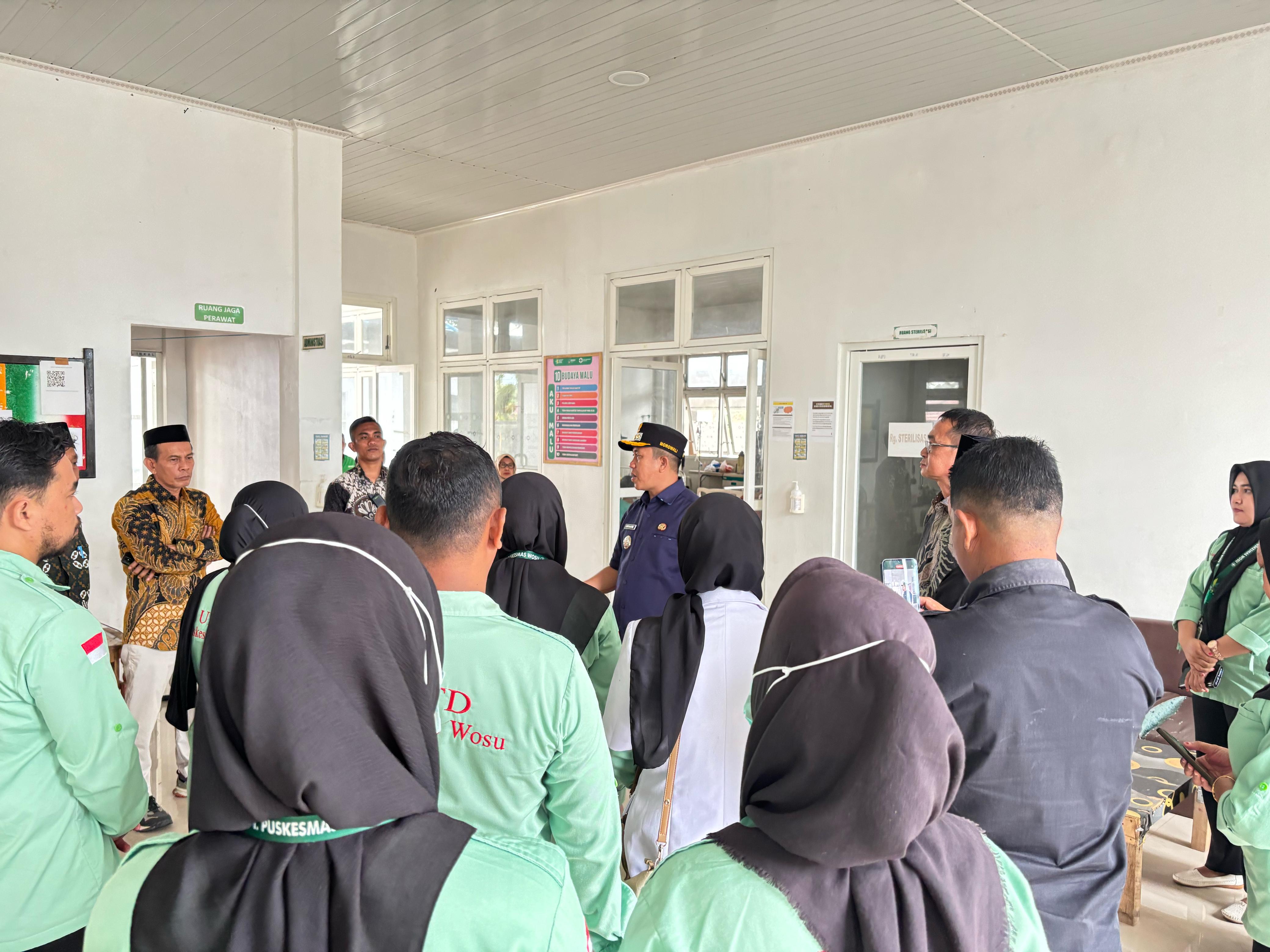 Wujudkan Akses Kesehatan Tanpa Sekat, Bupati Morowali Iksan Kunjungi Puskesmas Wosu