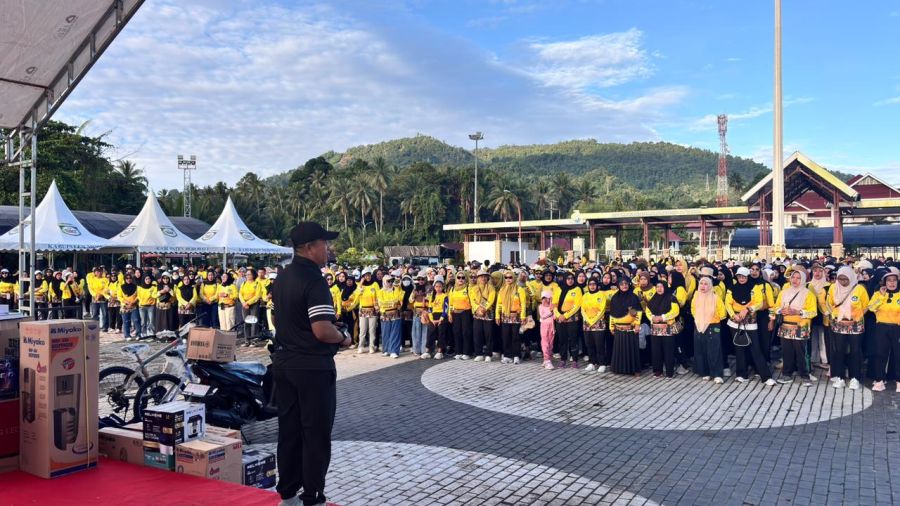 Semarak Hardiknas 2026, Pemkab Morowali Gelar Jalan Sehat dan Senam Bersama Dukung Kemajuan Pendidikan