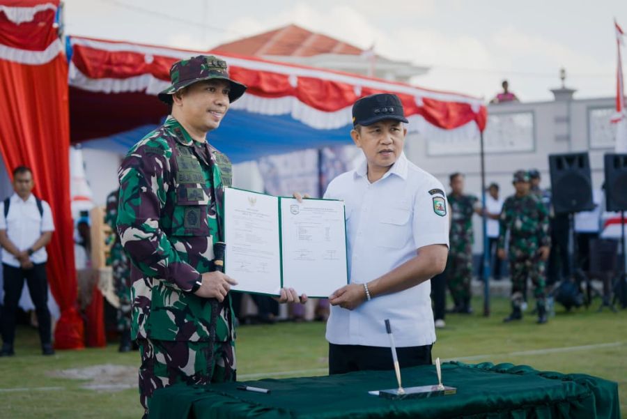 Bupati Morowali Iksan Baharudin Abdul Rauf Hadiri Pembukaan TMMD ke-129 di Pulau Umbele
