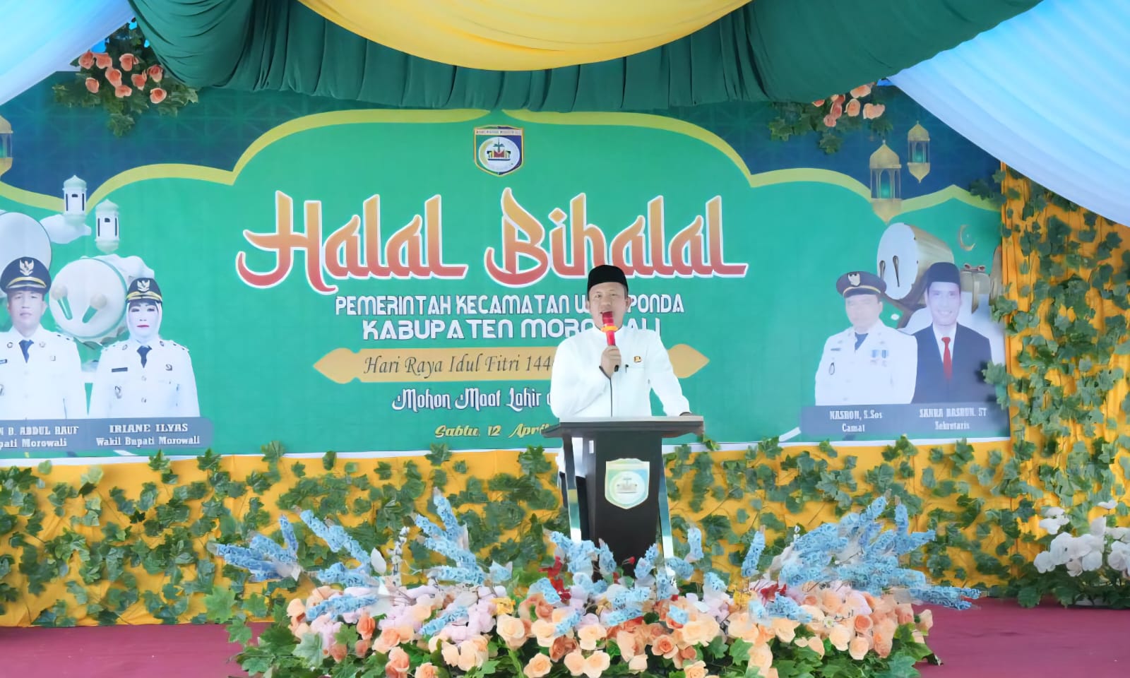 Bupati Iksan dan Wabup Iriane Iliyas Halal Bihalal di Kecamatan Wita Ponda