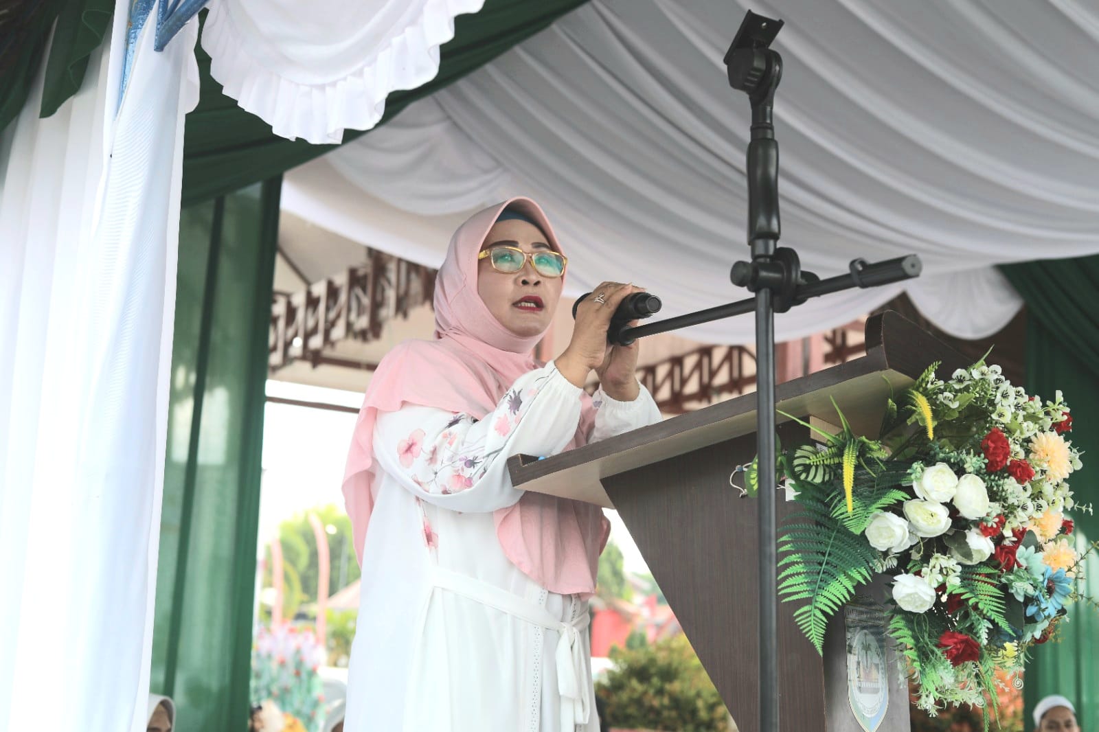 Wakil Bupati Morowali Iriane Ilyas Hadiri Khatmil Quran dan Halal Bihalal Wanita Islam Al-Khairaat Kabupaten Morowali Tahun 2025