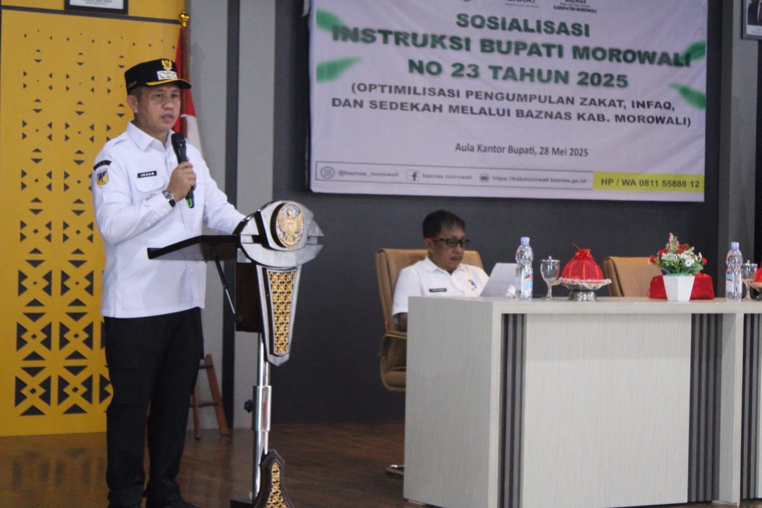 BUPATI IKSAN BAHARUDDIN DORONG OPTIMALISASI ZAKAT MELALUI BAZNAS UNTUK KESEJAHTERAAN UMAT