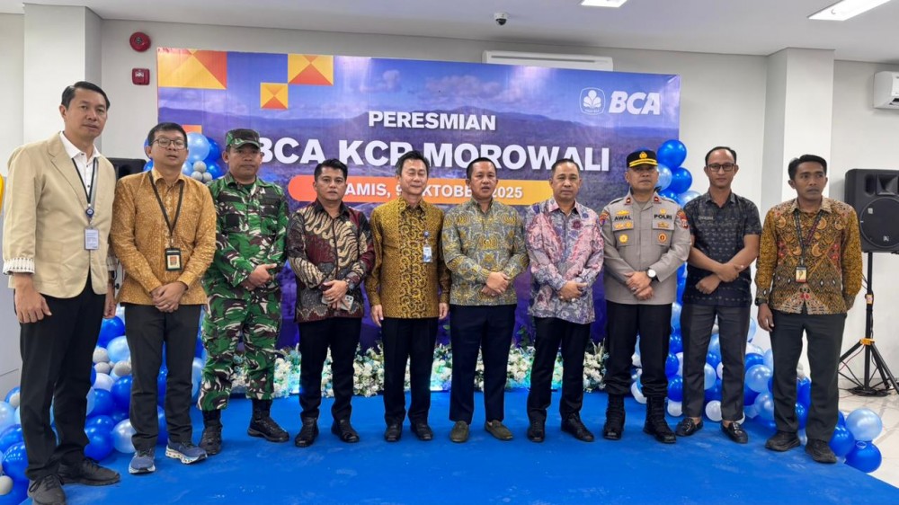 BCA KCP Morowali Resmi Beroperasi, Bupati Iksan: Langkah Strategis Dorong Perekonomian Daerah