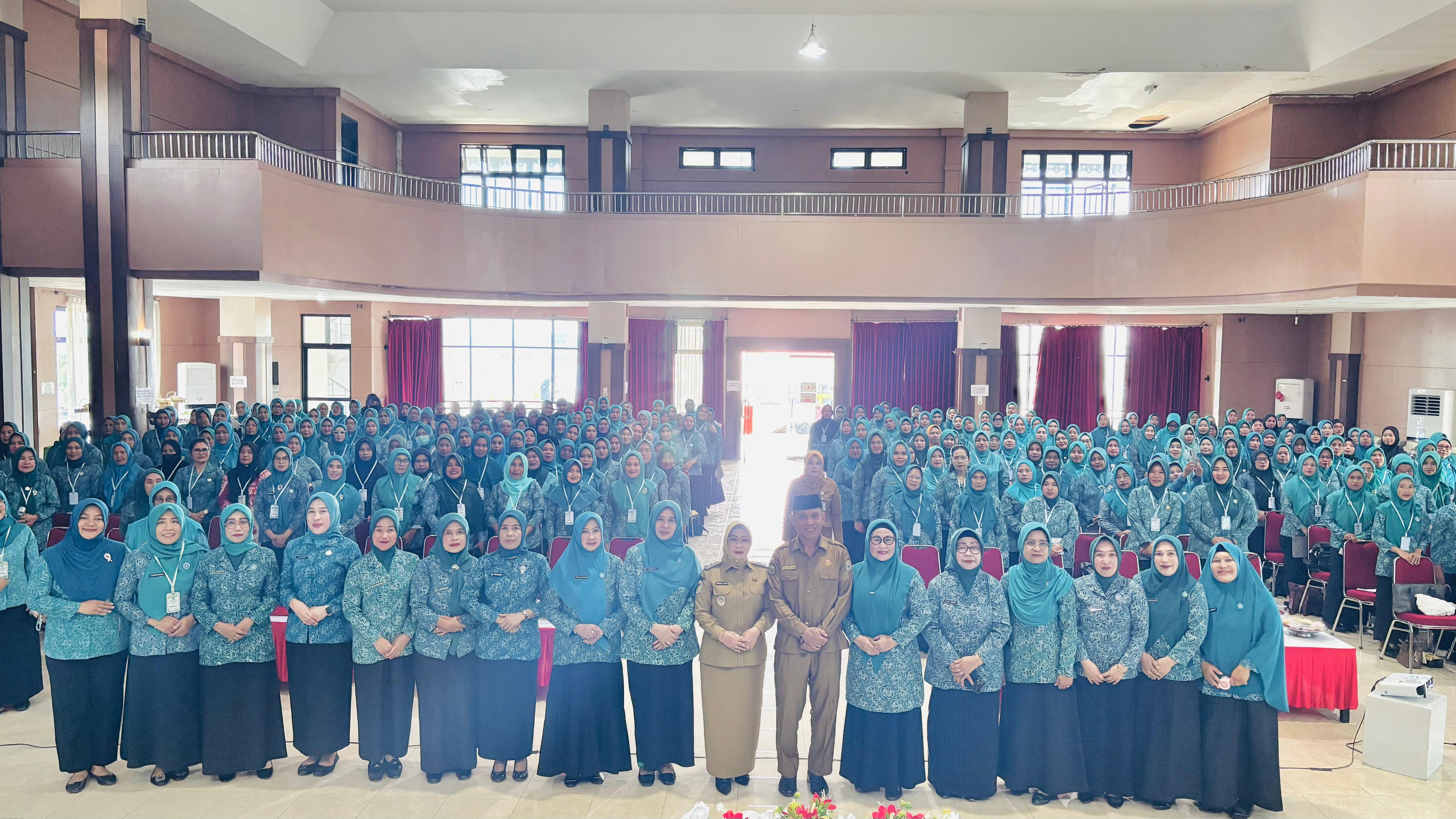 Wabup Iriane Buka Workshop Peningkatan Kapasitas Kader PKK