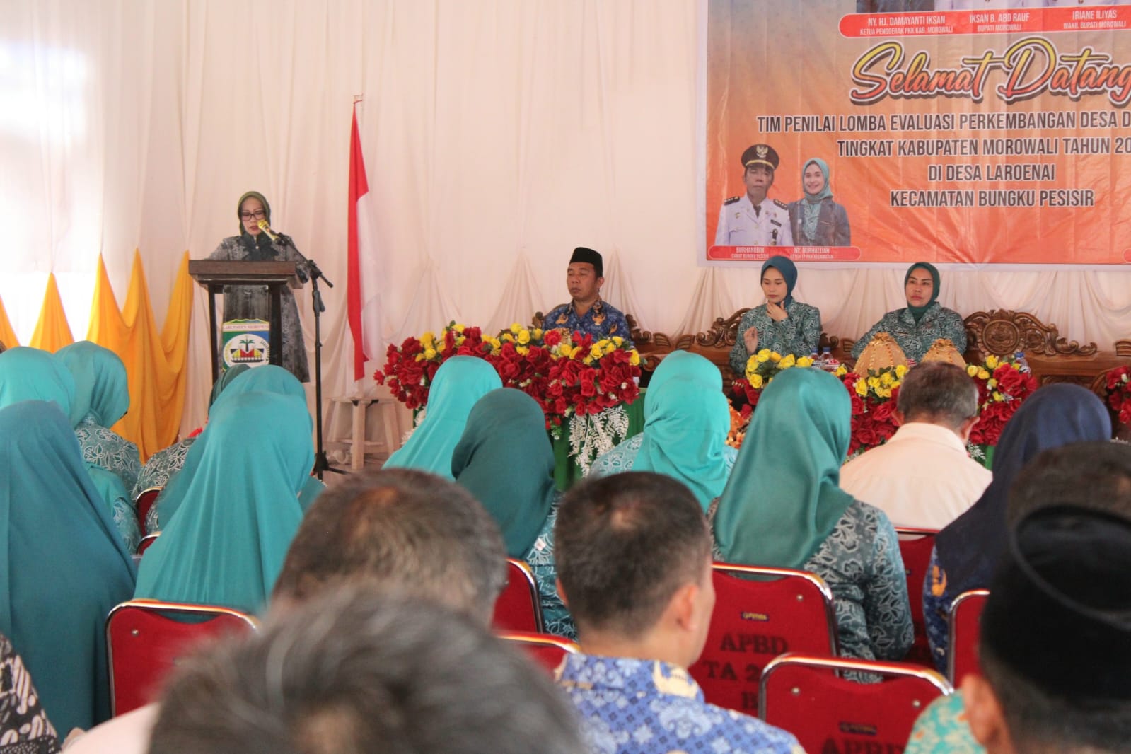 Wabup Iriane Iliyas Buka Lomba Evaluasi Desa di Bungku Pesisir, Ajak Masyarakat Dukung Program Pembangunan Desa