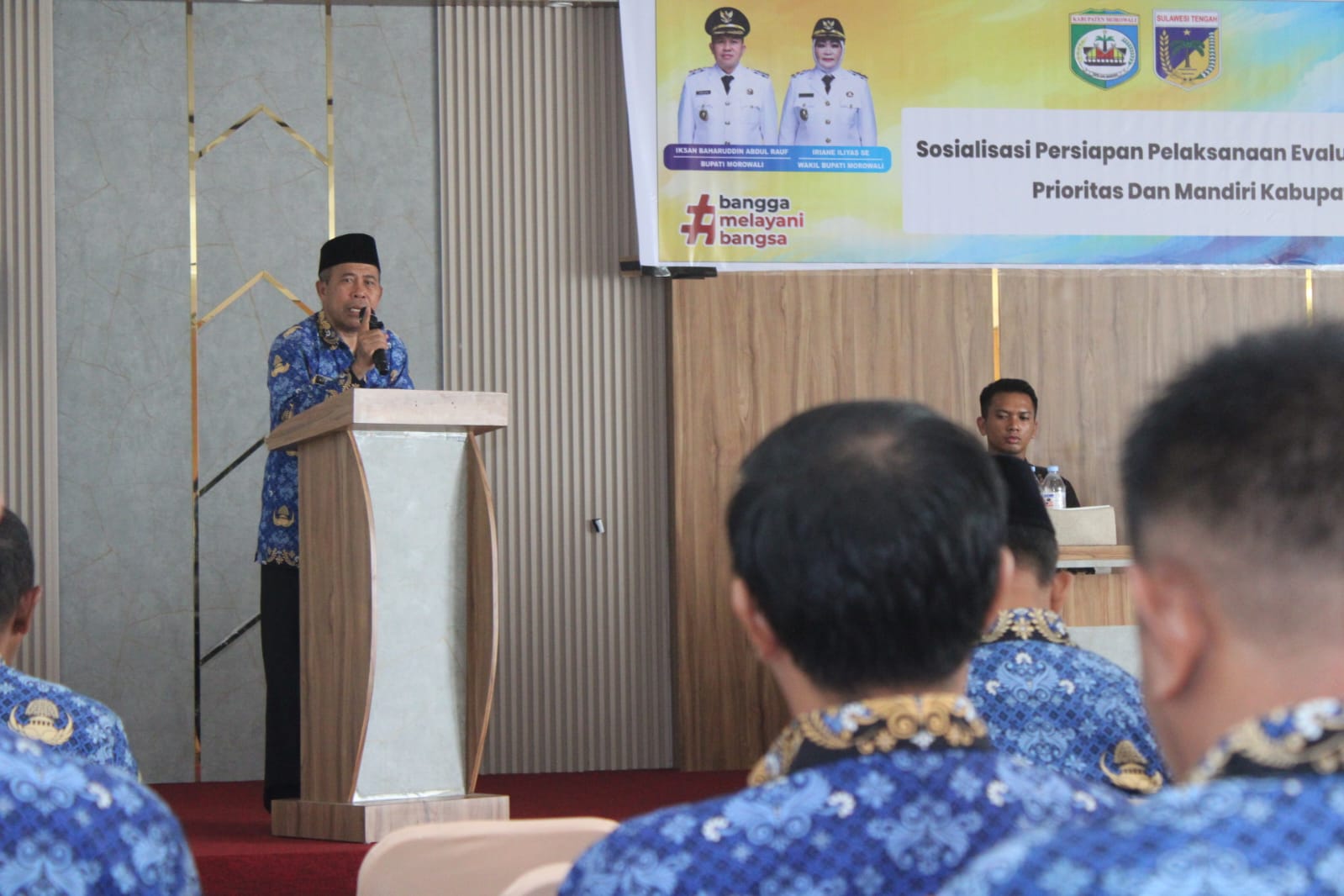 Plh Sekda Morowali Buka Sosialisasi Persiapan Pelaksanaan Evaluasi Pelayanan Publik Secara Prioritas dan Mandiri Tahun 2026