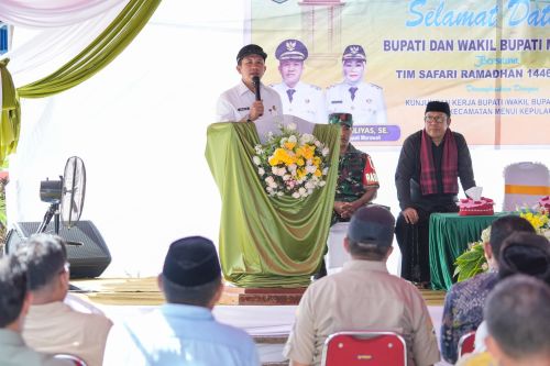 Akhiri Safari Ramadan di Menui Kepulauan, Bupati Morowali Iksan Matangkan Program Prioritas
