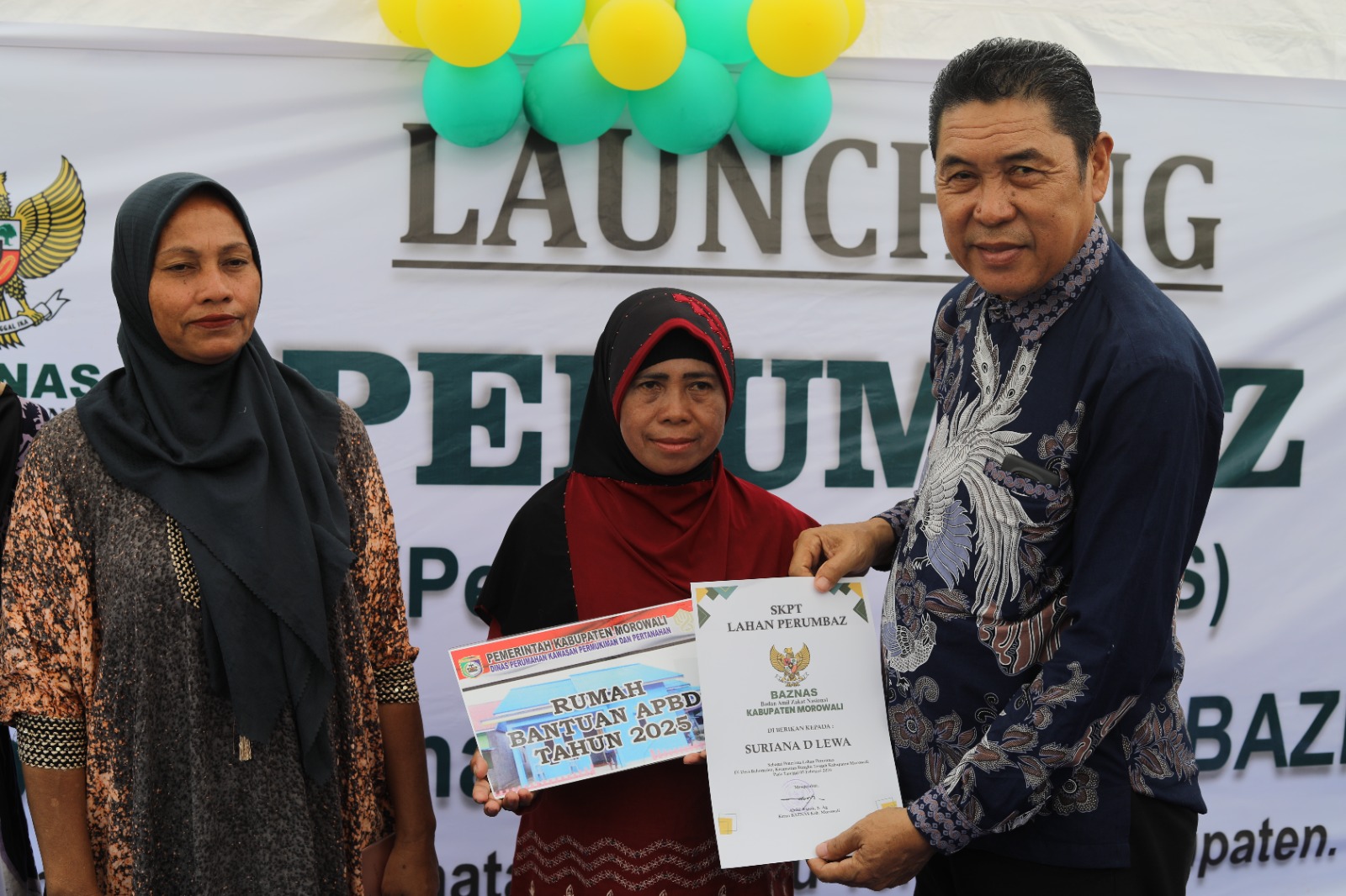 Tangis Syukur Penerima Manfaat, Iringi Peresmian Perumahan Baznas di Morowali