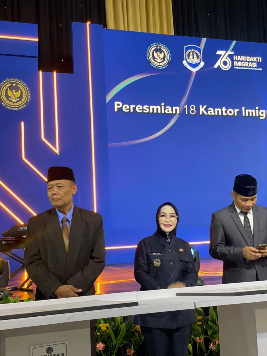 Wabup Morowali Iriane Iliyas,  Hadiri Upacara dan Tasyakuran Hari Bakti Imigrasi ke-76 di Tangerang